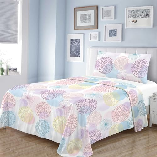 Dalina Textil - Juego Sábana Cama 150- Juego de Sábanas para Cama 3 Piezas, Bajera Ajustable 150x190, Encimera 230x260, 1 Funda Almohada 45x170 (Cama de 150x190-200cm)