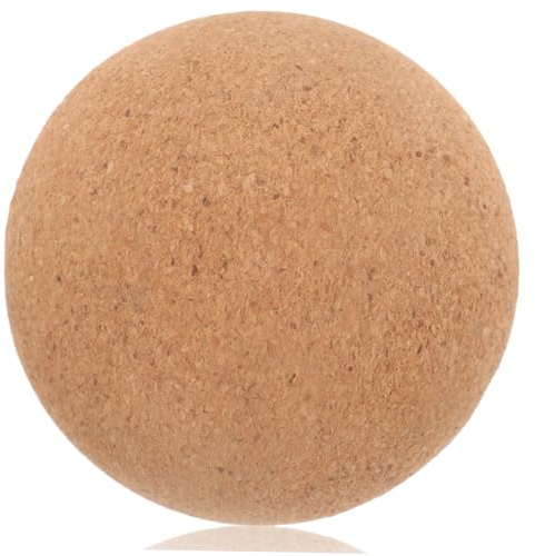 Kork Faszienball für Yoga und Fitness zur Muskelmassage | Leichtes Korkmaterial, für Rücken und Beine, Kompaktes Zubehör vor Training