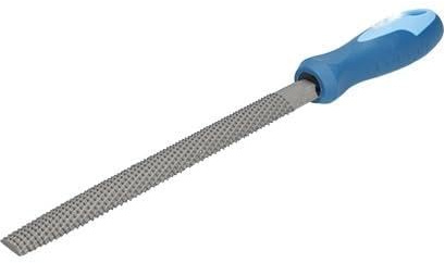 Escofina - escofina media caña de 200 mm, ideal para dar forma y acabado a madera, fabricada en acero de alta calidad, duradera y precisa.