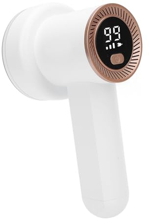 Cuifati Remover de Pelusa de Barra de Tela Recargable, Diseño de Afeitado Ajustable con 2 Cuchillas y Pantalla Digital LED, para Muebles de sofá de Suéter de Ropa Fuzz