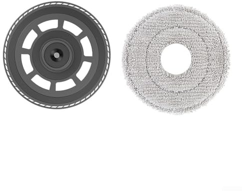 Juego de accesorios de limpieza para aspiradora y trapo para Dreame para X50 Ultra y S40, piezas de mantenimiento para eliminar los desechos de polvo y la suciedad (gris)