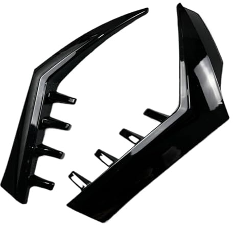 Spoiler posteriore for auto for VW for Golf 8 for MK8 for GTI for GTD for TSI TDI 2020-2023 Kit carrozzeria con finestrini posteriori Spoiler laterale Diffusore ala Trim Nero lucido