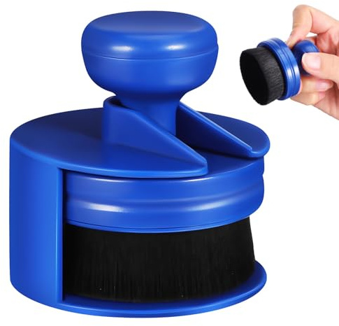 FONDOTIN Cepillo Aplicador de Abrillantador de Neumáticos Cerdas Negras Suaves Mango Ergonómico y Diseño Compacto para Detallado y Limpieza de Llantas Uso Automotriz y Hogar