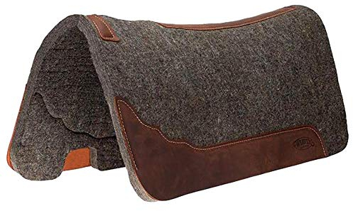 Weaver Leather Premium Contoured 100% Wool Felt Saddle Pad, 3/4
