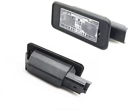 2X Numero di Targa Della Lampada Luci Della Targa per P-eugeot 207 301 307 308 3008 508 per C-itroen C2 C4 Sega