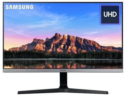 Samsung LU28R550UQPXXU 28 UR55 4K UHD IPS Monitor - Ultra HD 3840 x 2160, HDR10+, Freesync, 2 x HDMI, Displayport