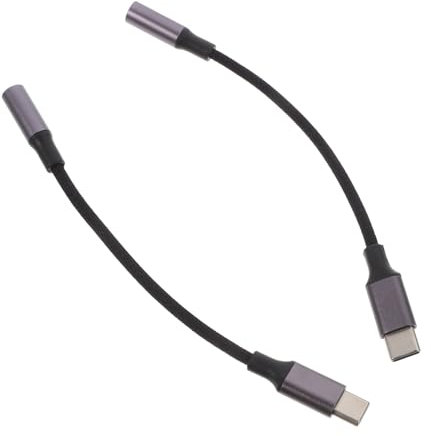 Mikikit 8stücke USB-c Zu Kopfhöreradapter c Audio Adapter Für Smartphones -and-Play Für Geräte Ohne Minimalistische Designs