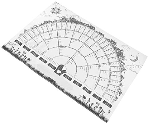 HAPINARY Ausfüllbares Leeres Ahnendiagramm 40x60cm Canvas Familiengeschichtendiagramm Dekoratives Poster Zum Ausfüllen Wanddekoration Für Familien