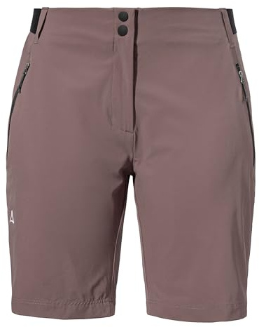 Schöffel Damen Shorts Style Blaustein WMS, leichte Wanderhose mit 4-Wege-Stretch, kurze Hose aus recyceltem Material, schnell trocknend mit legerer Passform