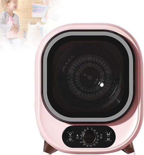 Tumble Dryer,Small Condenser Tumble Dryer, 5kg Capacity Compact Portable Tumble Dryer, Small Condenser Dryer, Mini Spin Dryer with 0.8kg Load Capacity, for Apartments and Rvs,A-110