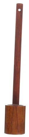 PRETYZOOM Handheld Wooden Wine Ladle Kitchen Serving Spoon Vintage Style for Home Use Single Piece
