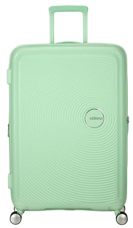 American Tourister Soundbox - Hartschalen-Koffer Groß, 77 cm - Trolley mit 4 Rollen, TSA-Schloss, erweiterbar & leicht, 97/110L, Grün (Pastel Green)