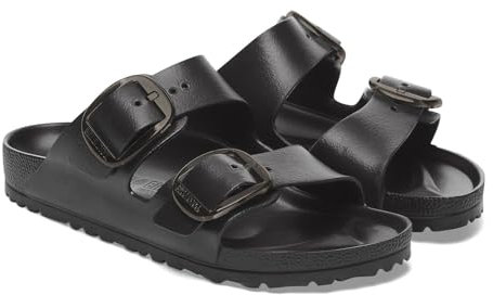 Birkenstock 38 Arizona Big Buckle Eva Eva Black Narrow