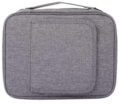 manhegari Bibelhülle Bibelumschlag, Bibeltragetasche, Bibelumschlag Hülle Mit Griff, Bibeltasche Mit Reißverschluss Und Mehreren Taschen Für Stifte, Bücher, Notizbücher Und Tablets