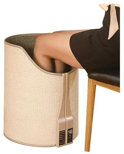 Nettoppo Chauffe-Pieds Électrique à Affichage Numérique, Chauffe-Pieds Pliable et Portable, Thermostat Réglable, Chauffe-Pieds pour et Le Bureau, Pieds Chauds EUPlug