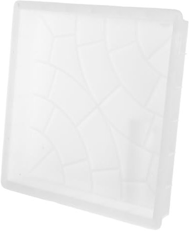 HIAKDOFT Molde de baldosas de césped paisajismo moldes de piedra de hormigon moho formas de peldaños hacer y moldes de piedra de paso de cemento molde de pavimento de cemento páginas blanco