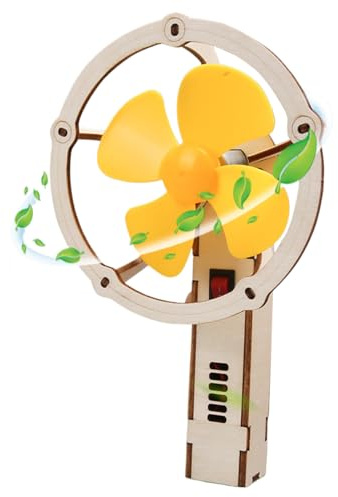 Juguete Científico De Ventilador Eléctrico Infantil | Juego de Experimentos Científicos | Kit Educativo De Montaje Multifuncional para Regalos del Día del Niño