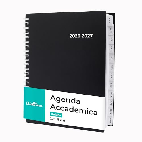 WallDeca 2026-2027 Agenda Accademica, 20x15cm (Italiano)