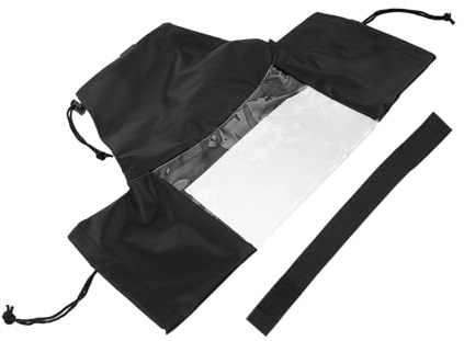 FONDOTIN DSLR Rain Cover Sleeve with Zipper Bottom Weatherproof Camera Protector for Rainy Snowy Sandy Conditions Easy Two-hand Operation for Outdoor Photography