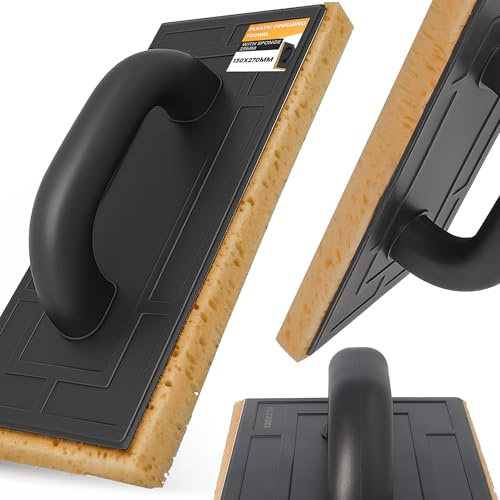 Instalguru Taloche Éponge Rigide 25 x 130 x 270 mm Planche Laver Absorbant Pour Nettoyage Après Joint Carrelage Mortier Enduit Surface Lisse Sol Mur Tuile Artisan Chantier