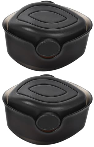 DECOMELODY Brocha para Base de Maquillaje Portátil con Cerdas Suaves y Estuche, 2 Piezas de Nylon y Plástico para Aplicación Versátil Marcas