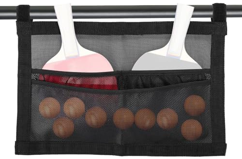 Bordtennispaddelväska - Lätt Nätväska, Pingisförvaringsväska, Racketskyddshållare, Sportutrustningsorganisatör, Paddelväska Mesh För Vägghängande Under Bord Inomhus Utomhusrekreation T
