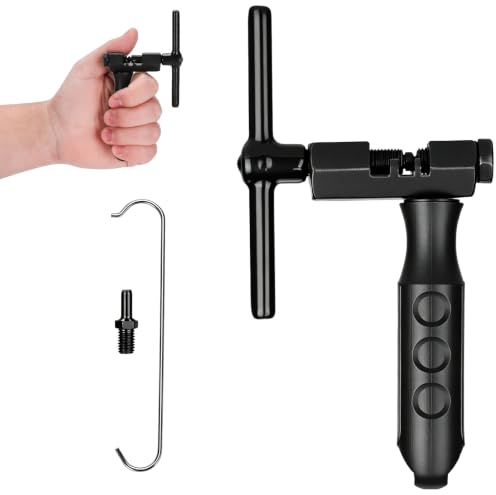 Outils Demonte Maillon Chaine,Dérive Chaîne vélo pour Chaîne de 5 à 12 Vitesses,Nettoyeur Réparation de la Chaîne de Vélo,le démontage et le remplacement,Professional Removal and Installation Tool