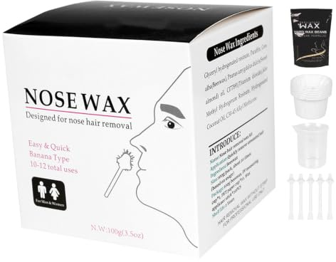 Beaupretty Nasenwachs-Kit Nasenhaarwachs Kit Nasenhaarentfernung Wachs Bohnen Nasenhaar Klebt Nasenhaar Reinigungswachs Tasse Werkzeuge für ?nner Frauen Nasenhaarentfernungswachs