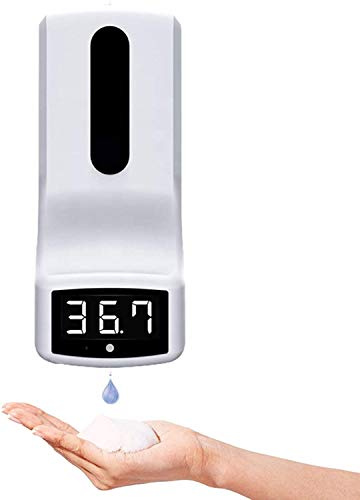 Automatic Hand Sanitizer Dispenser with Temperature Scanner and Refillable Bottle Automatic Liquid Sanitizer Soap Dispenser (Dispenser)