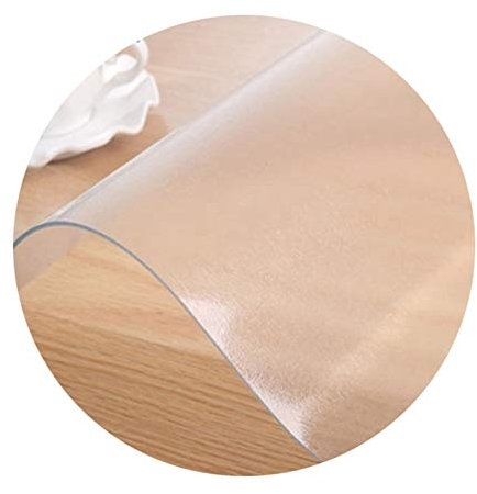 LSSB Sottopiatto Protezione Pavimento, Glassato Tappeto in PVC Spessore, 1,5/2,0 Mm Tovaglia Plastica Antiscottatura Resistente All'abrasione per Cucina Comodino, Personalizzabile