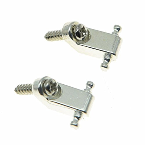 Dopro Saitenhalter für Fender American Strat Tele Gitarre, Chrom, 2 Stück