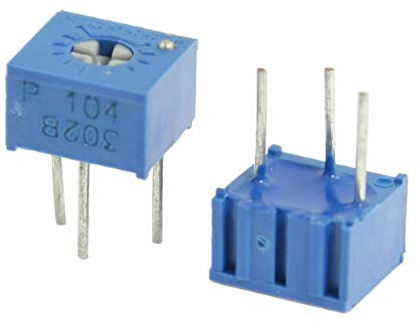 New Lon0167 3362P Single Turn Cermet-Trimmer-Potentiometer 100K Ohm 5 Stück(3362P Single Turn Cermet Trimmer Potentiometer 100K Ohm 5 Pcs