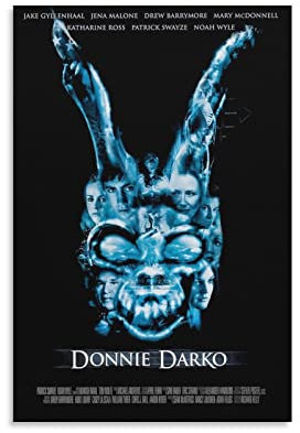 LINGJING Donnie Darko Klassisches Filmposter (2) Druck Foto Kunst Gemälde Leinwand Poster Home Modern Decor Poster 60 x 90 cm