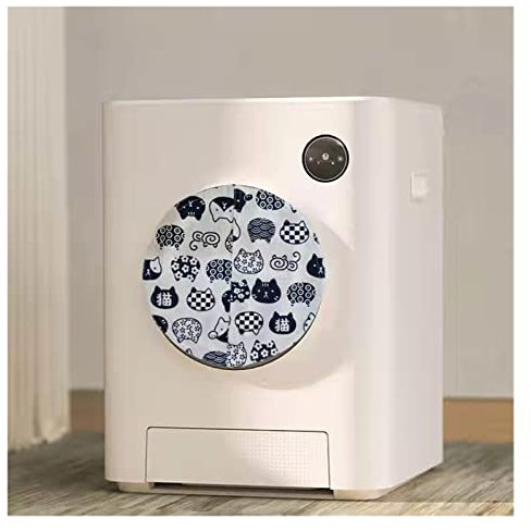 LERORA Lettiera per Gatti autopulente Lettiera for Gatti Automatica di Grande capacità da 8 Litri Toilette Completamente Chiusa Anti-Sabbia Elettrico Smart Cat Poop Basin Forniture for Gatti(1)