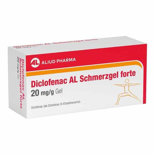 Diclofenac AL Schmerzgel forte 20 mg/g Schmerzgel, 150g, bei akuten Prellungen, Zerrungen & Verstauchungen Zur kurzzeitigen lokalen Behandlung von leichten bis mäßig starken Schmerzen