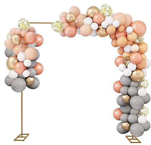 Support d'arche de Mariage, Arche de Mariage carrée 3 x 3 m, Hauteur réglable 1.09m - 3m, Arches Métalliques pour Anniversaire, fête prénuptiale