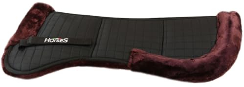 Horses Correction Pad, Halbsattel, weich und langlebig (schwarz/braun, Full)