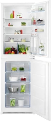 AEG 5000 Series ColdSense Integrated Fridge Freezer OSC5S185ES, 177.2 cm, Capacity 161L/106L, Low Frost Technology, Auto Defrost, TouchControl, Built In, LED Light, 1780x560x550mm, Class E, White