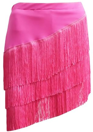Damen Rock Bauchtanz Hüfttuch mit Münzen Gürtel Rock Bauchtanz Kostüm Hüfttuch Gürtel Bauchtanzgürtel Quasten Paillettenrock Glitzer Fransenrock Kostüm Karneval Rock Rave Festival Kleidung (XXL)