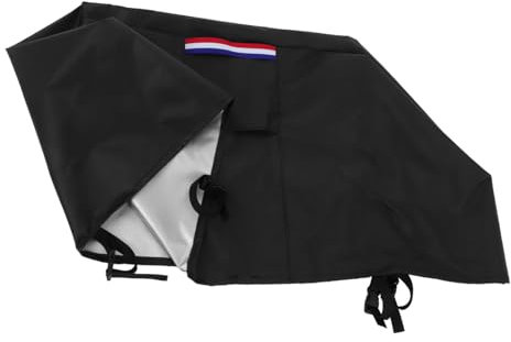 TOYANDONA Housse Carrée pour Foyer Extérieur, Protection Imperméable 420d Argenté, Cordon de Serrage Réglable, pour Patio et Jardin