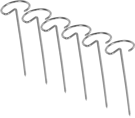 SOLUSTRE 6pezzi Bbq Inossidabile Per Friggitrice Ad Accessori Per Grigliate Per Kebab Riutilizzabile Design Stabile e Versatile Per e Friggitrice