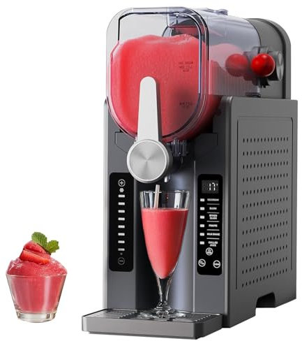 GAYAYAS Slushie Machine, Fro-zen Drink Maker, Slushy Machine, with 6 Preset Programs, for slush, Margaritas, Smoothie, Frappés, Milkshakes, and More