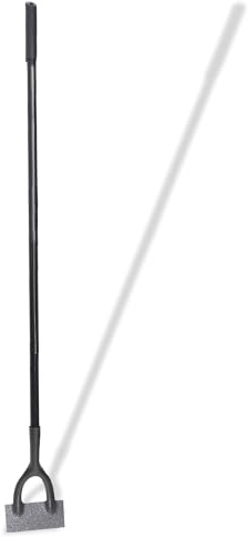 Abaseen Dutch Hoe Garden Tool | Heavy Duty Long Handle Carbon Steel Hoe for Weeding, Soil Cultivation & Border Edging | Lawn, Flower Beds & Vegetable Garden Maintenance