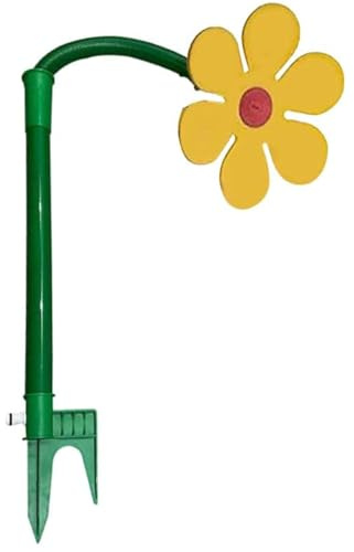 Crazy Daisy Sprinkler – 360° tanzende Blumen-Wassersprinkler für Rasen und Garten, Sonnenblumen-Wassersprinkler für Rasen-, Rasen- und Gartenbewässerung