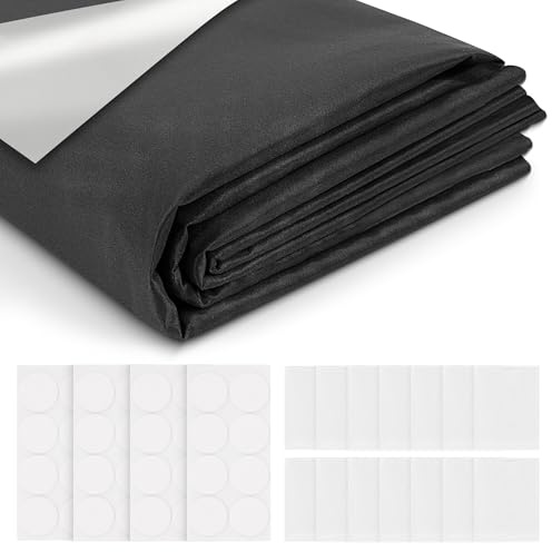 Fenster Verdunkelungsrollo ohne Bohren tragbares 130x145cm Schwarz Verdunklungsrollo Dachfenster Rollo Fenster Verdunkelung Verdunkelungsfolie Verdunklungsstoff 100% Blickdicht