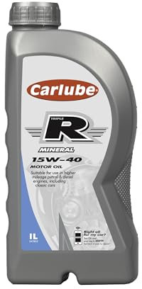 Carlube Triple R 15w40 High Mileage Semi Synthetic Engine Oil 1L