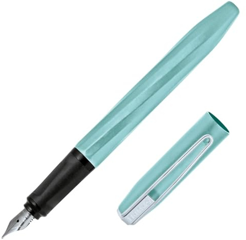 Online 26056 Fountain Pen, F, Fine Point, Slope, Aquamarine, Dual-Use Type, Genuine Import