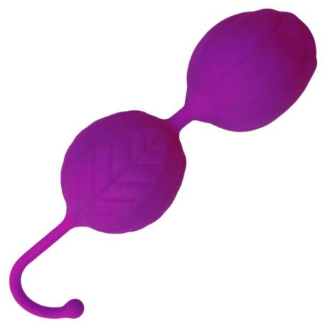 Flower Love Balls Purple : Lustkugeln Vaginalkugeln - Ideal gegen Beckenboden-Schwäche