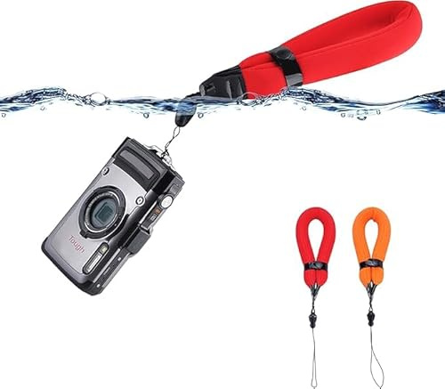 PROfezzion Float Kamera Handschlaufe Wasserdichtes Handgelenkschlaufe | für Olympus TG-7 TG-6 TG7 TG6, Kodak Pixpro WPZ2, Nikon W300 W150, Fujifilm XP140 XP130, GoPro Hero 13 12, Handy und mehr