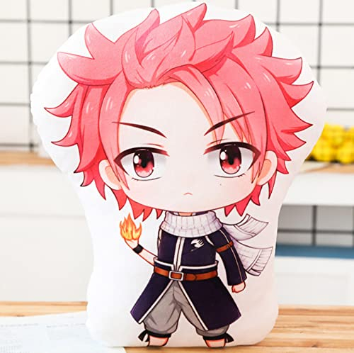 JunziWing Anime Fairy Tail Kissen Plüschtiere, Anime Natsu Cosplay Figur Stoffpuppe, Mädchen Geburtstag 40Cm